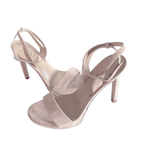 Sam Edelman Suede Heeled sandals with minor flaw - Picture 3 of 16